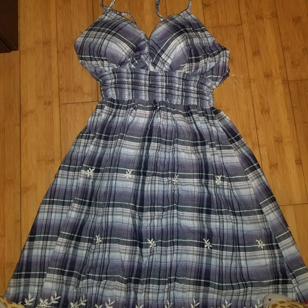 BNWT She's Cool Plaid Sundress Sz 2X (14-16)